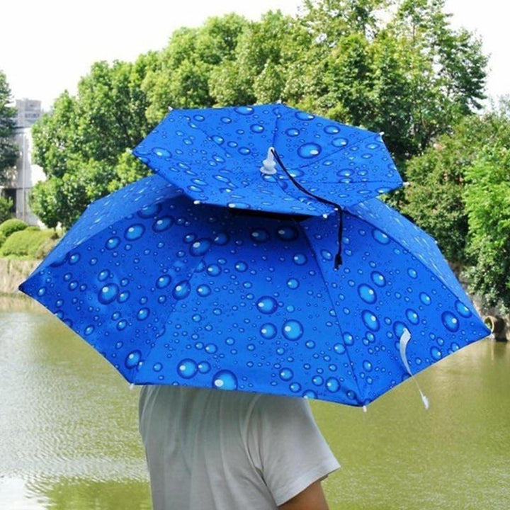 BowLift | Rain umbrella hat for fishing and gardening