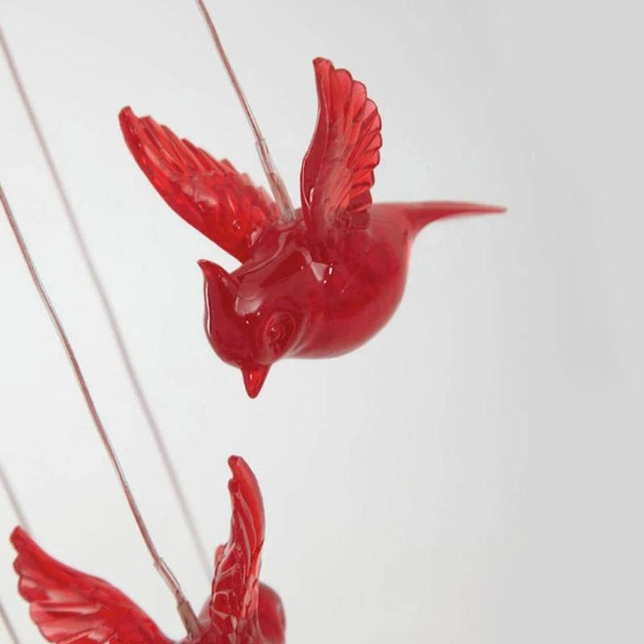 BowLift | Red Bird Wind Chime Light