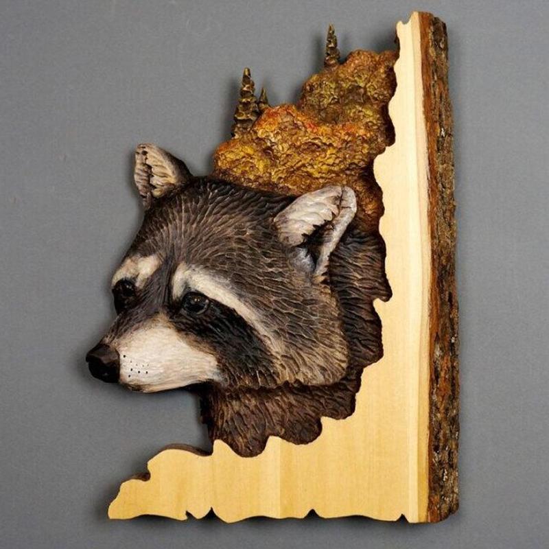 Wall decoration Artcraft animal sculpture | Bowlift