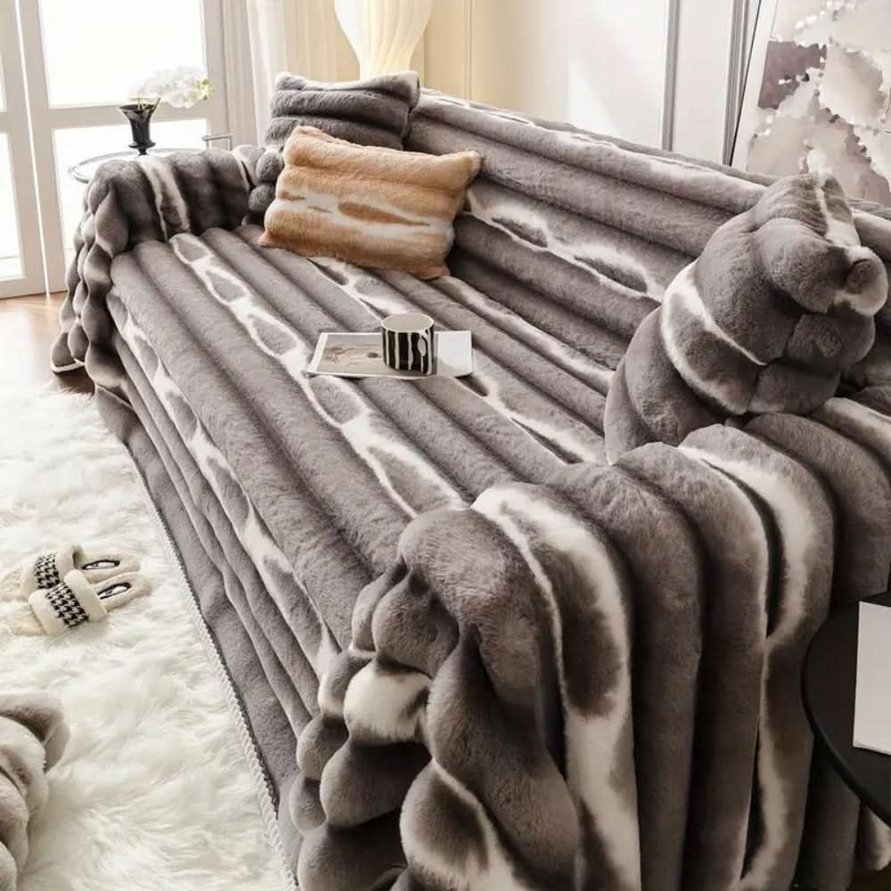 BowLift | FleeceElegance - Thick and cloud-like sofa cover
