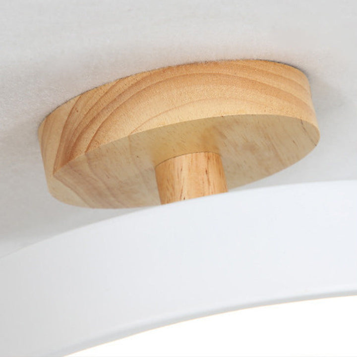 BowLift | LED Ceiling Light Wooden Flush Mount Fixture