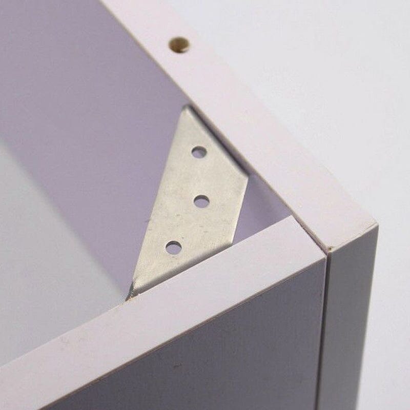BowLift | Universal Stainless Steel Furniture Corner Connectors (10 pieces)