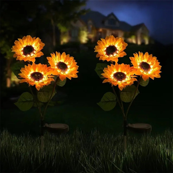 GlowPetal – Solar LED Sunflower Garden Light