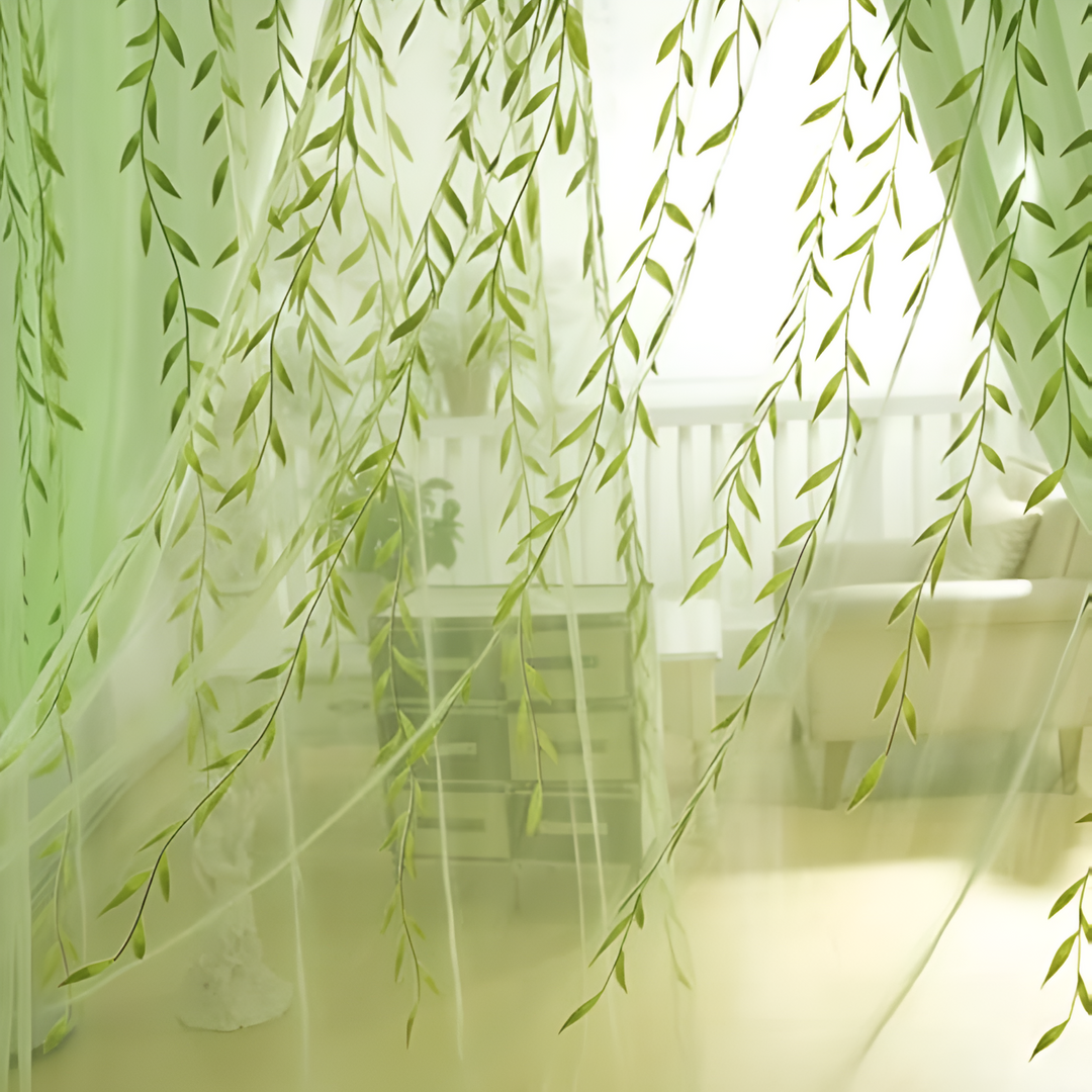 BowLift | Willow Leaf Strip Window Curtains