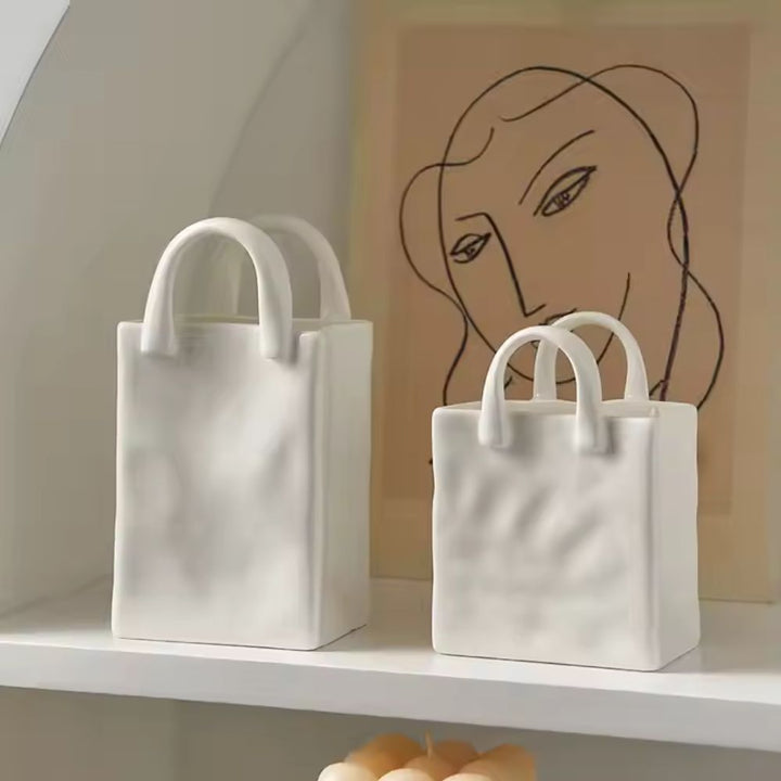 BowLift | Tote-Style Ceramic Vase