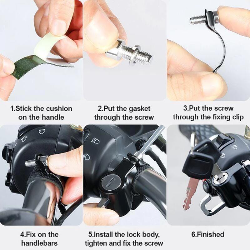 BowLift | Multifunctional Motorcycle Helmet Safe Lock