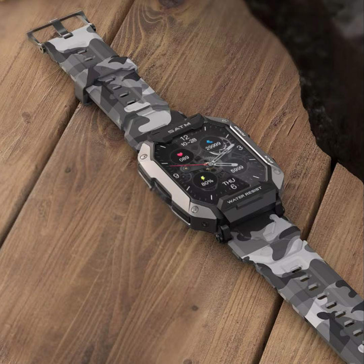 TactiX ARMY Series Smartwatch With Military Design | Durable GPS - Fitness Tracker - for Outdoor Adventures - Military Personnel and Tactical Use Bowlift