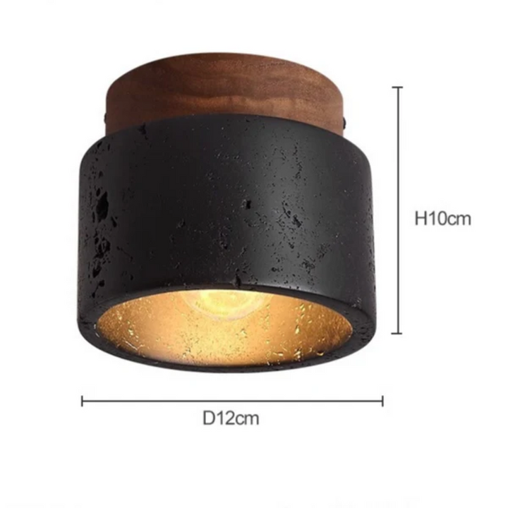BowLift | Ceiling lamp with stone look