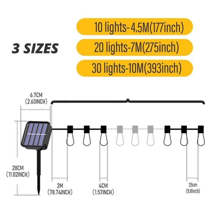 BowLift | Solar Powered String Lights