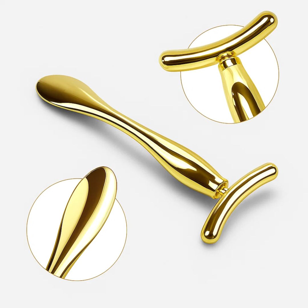 Lifts Skin & Reduces Puffiness – Hygienic Scoop-End Design – Portable Daily Anti-Ageing Skincare Bowlift