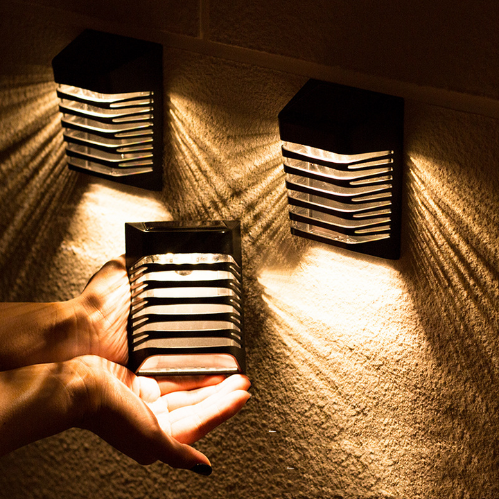 BowLift | Solar LED Garden Wall Light – Solar-powered outdoor lighting for patio and garden