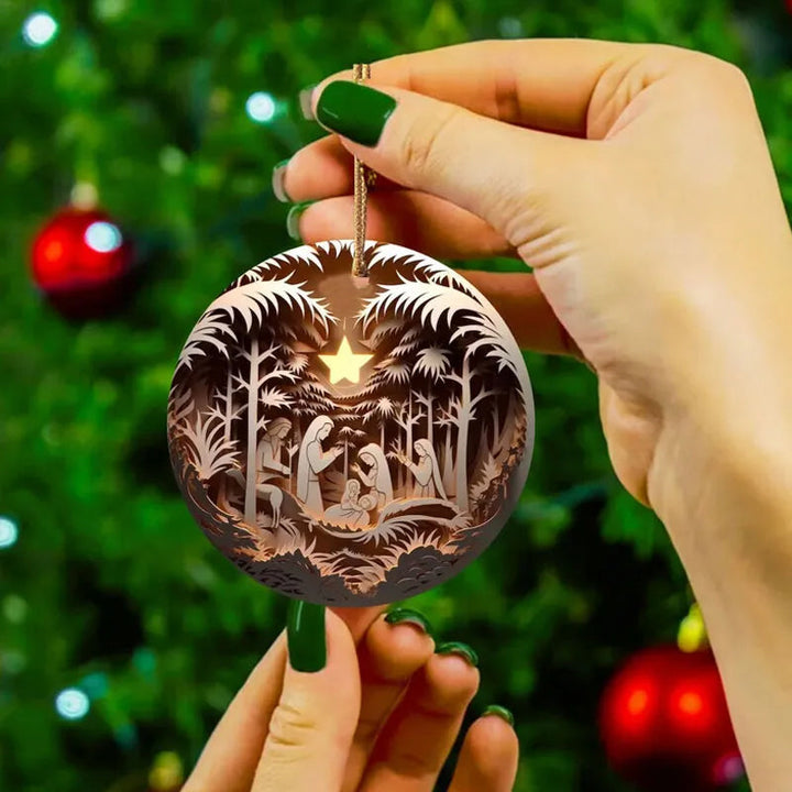BowLift | Nativity Christmas ornament
