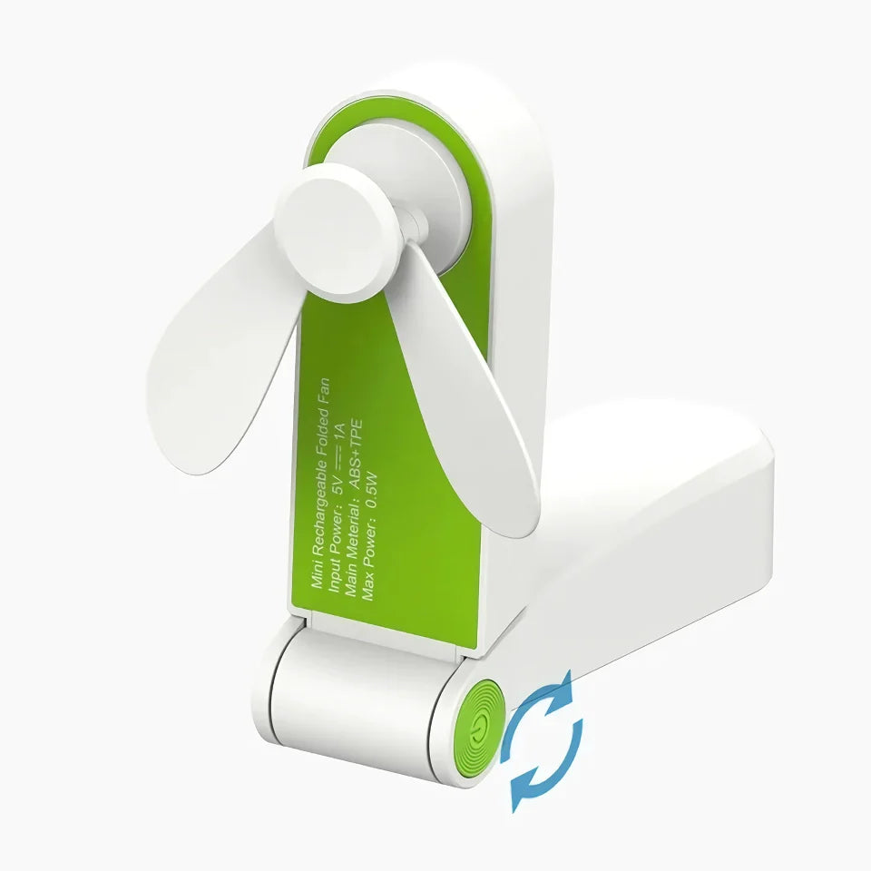 Compact Rechargeable Handheld Fan | Bowlift