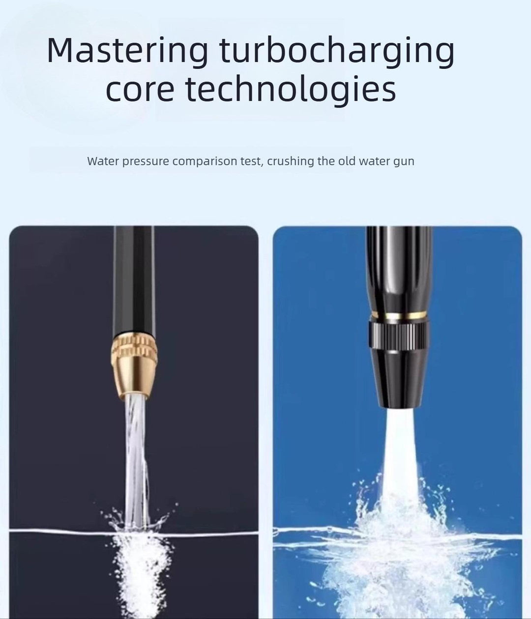 Garden Hose Power Nozzle — End dirt and shine in seconds like a pro! | Bowlift