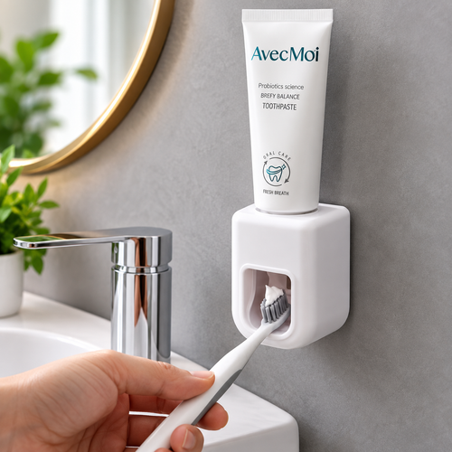 Wall-Mounted Automatic Toothpaste Dispenser Bowlift