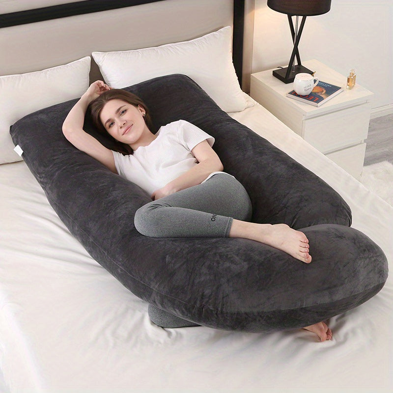 BowLift | MaternityEase - J-Shaped Pillow for Pregnant Moms