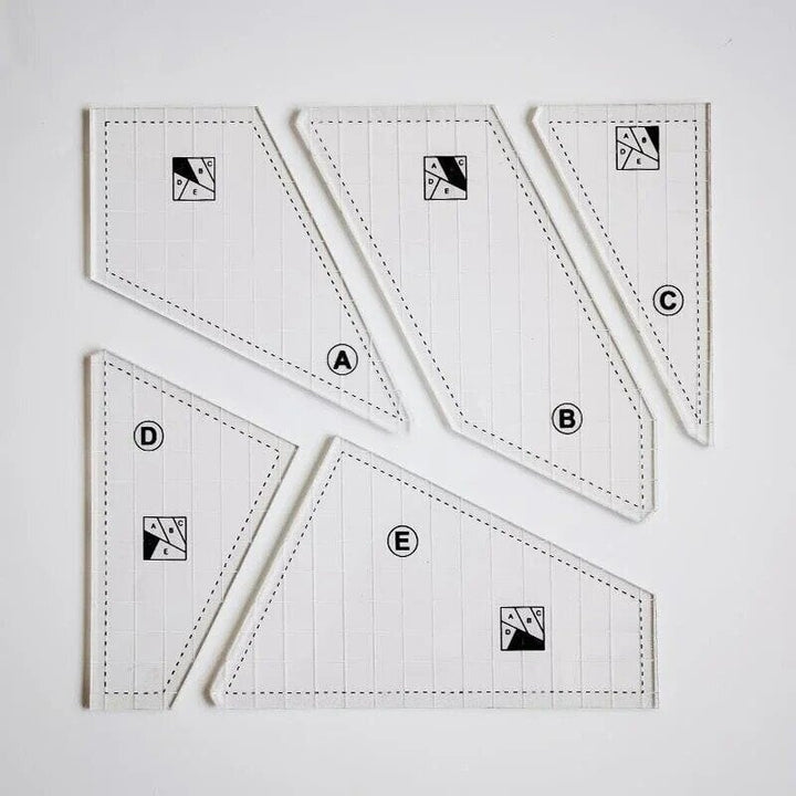 BowLift | Quilting Cutting Template Set | Creative Fabric Pattern Guide | Non-Slip Design for Sewing & DIY Crafts