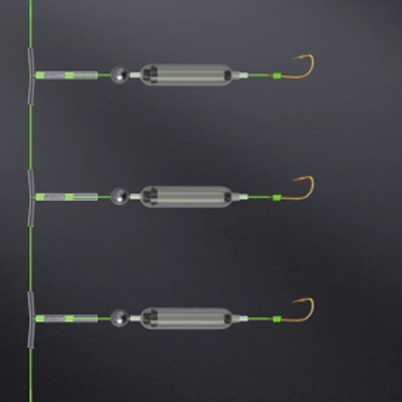 BowLift | 3 hooks Anti-drift bottom fishing rig