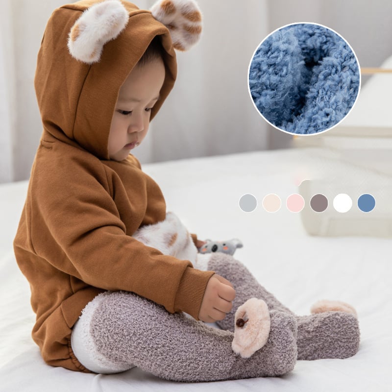 BowLift | A Pair of Baby Cute Coral Fleece Socks