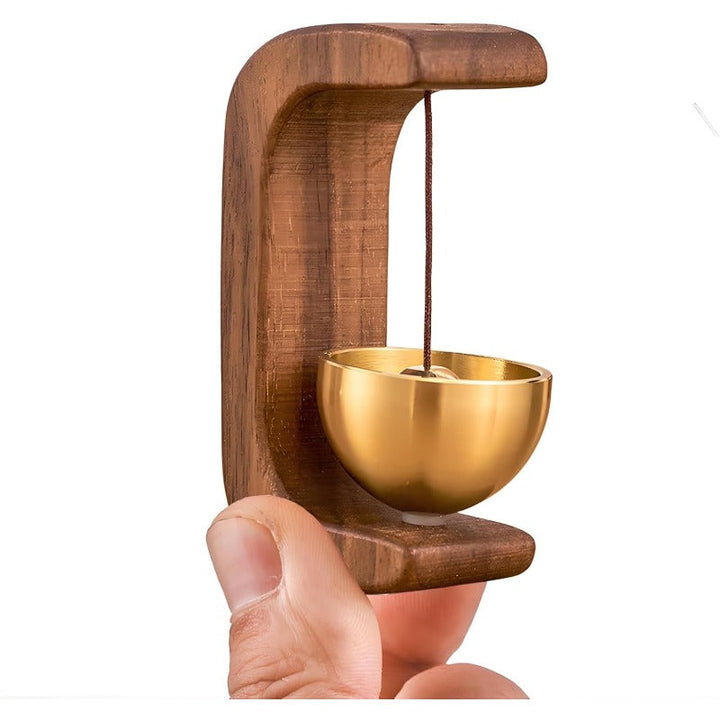 Magnetic Wooden Doorbell Bowlift