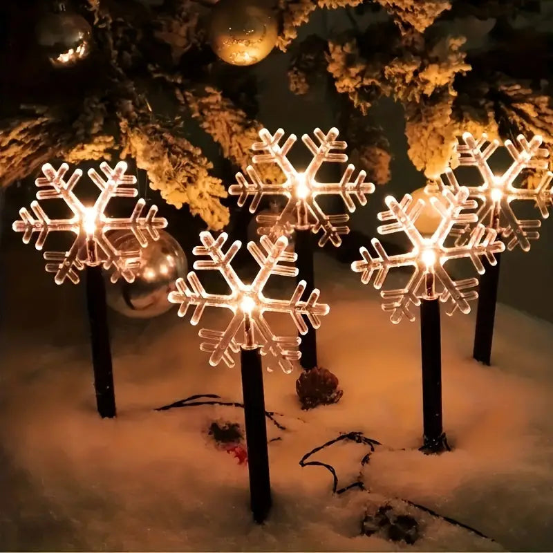 BowLift | SnowGlow - Solar Pathway Lights for festive outdoor charm