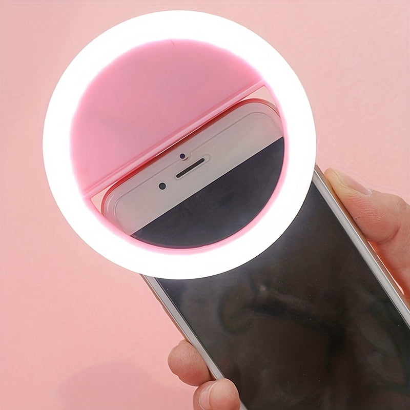 BowLift | LED Selfie Ring Light with Rechargeable Battery - Perfect Circle Lighting for Makeup and Photography, Compatible with Phones and Computers