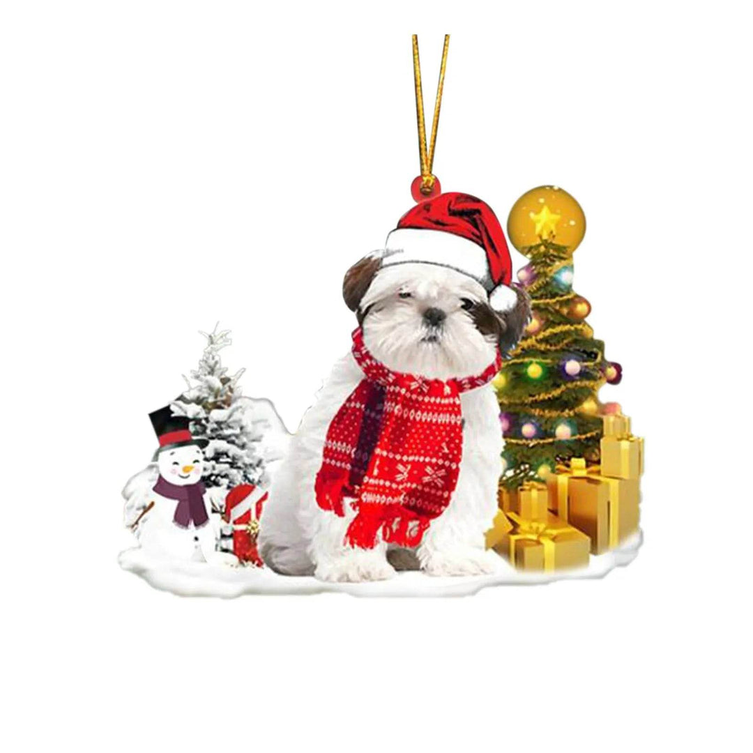 BowLift | Christmas Family Puppies Decorate Trees With Lights