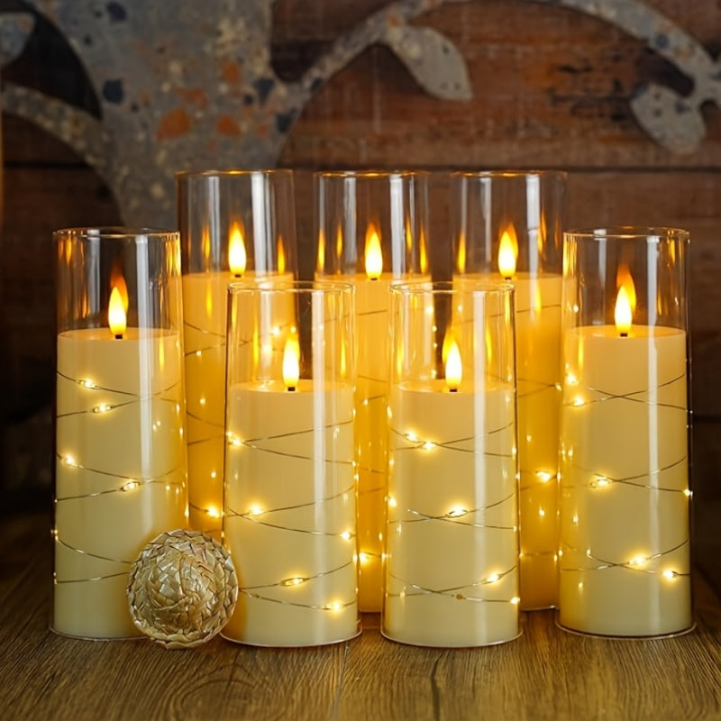 RomanticGlow – LED Candle Set with Remote Control Bowlift
