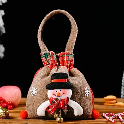 BowLift | Christmas Gift Bags | Fabric Bags with Drawstring | Various Designs | Reusable