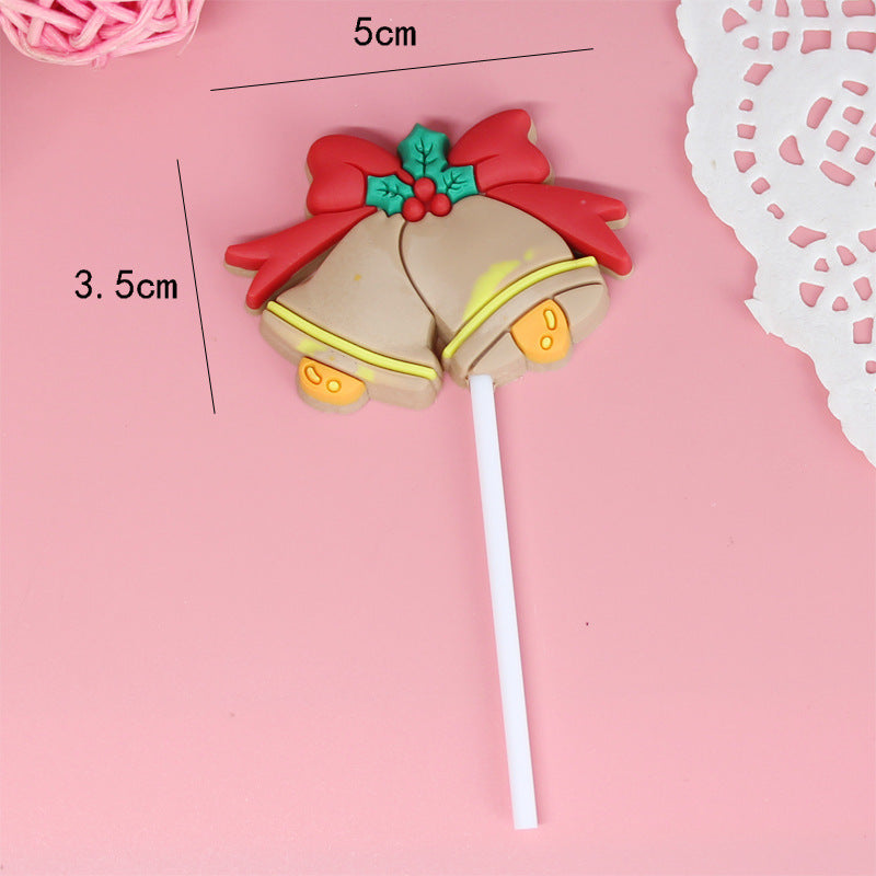 BowLift | Soft Plastic Christmas Cake Decoration Ornaments
