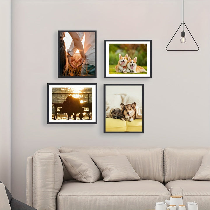 GalleryFrame – Set of 3 Black Photo Frames for Walls and Tables Bowlift