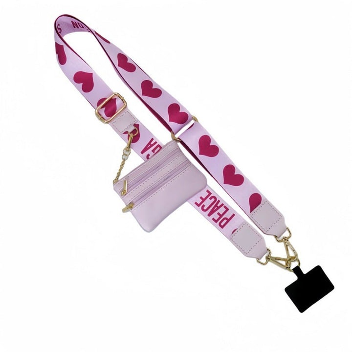 BowLift | Adjustable Phone Lanyard Crossbody Strap with Wallet