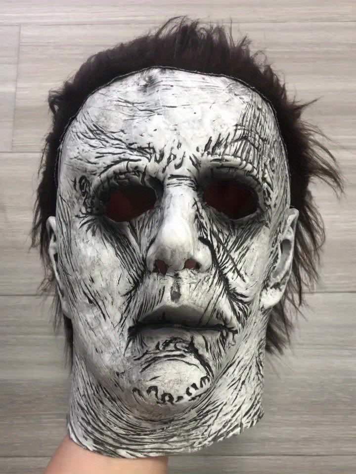 BowLift | Men's Eng Horror Halloween Costume Mask | Full Head Realistic