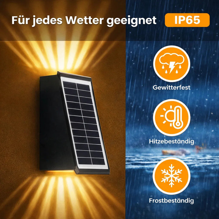 Solar Wall Light — Create a magical atmosphere and attention without cable clutter | Bowlift