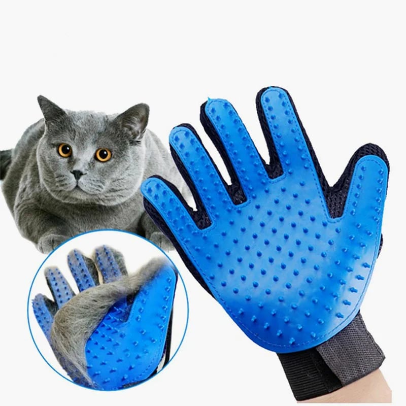 BowLift | Cat grooming glove for cats wool glove Pet Hair Deshedding Brush Comb Glove For Pet Dog Cleaning Massage Glove For Animal Sale