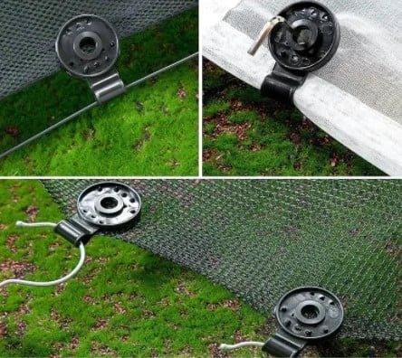 Fabric Clips Outdoor Attachment 50 Pieces | Bowlift