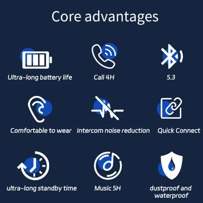 BowLift | High Quality - Earphone Wireless Bluetooth
