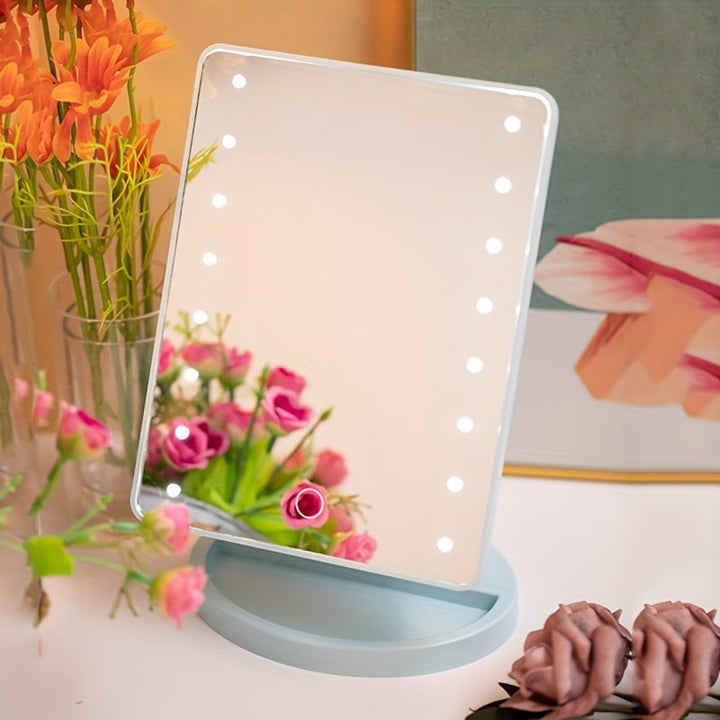 GlowPerfect - Portable Makeup Mirror with 16 LEDs Bowlift