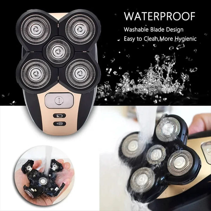 BowLift | 5-in-1 trimmer with floating shaving heads & accessories
