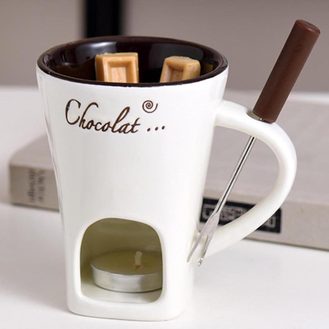 ChocoFondue - Elegant Bowl for Meltable Chocolate & Cheese Bowlift