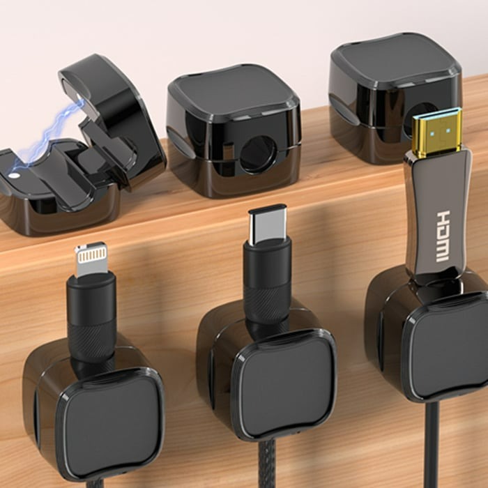 Magnetic Cable Organizer Storage Holder Magnetic | Bowlift