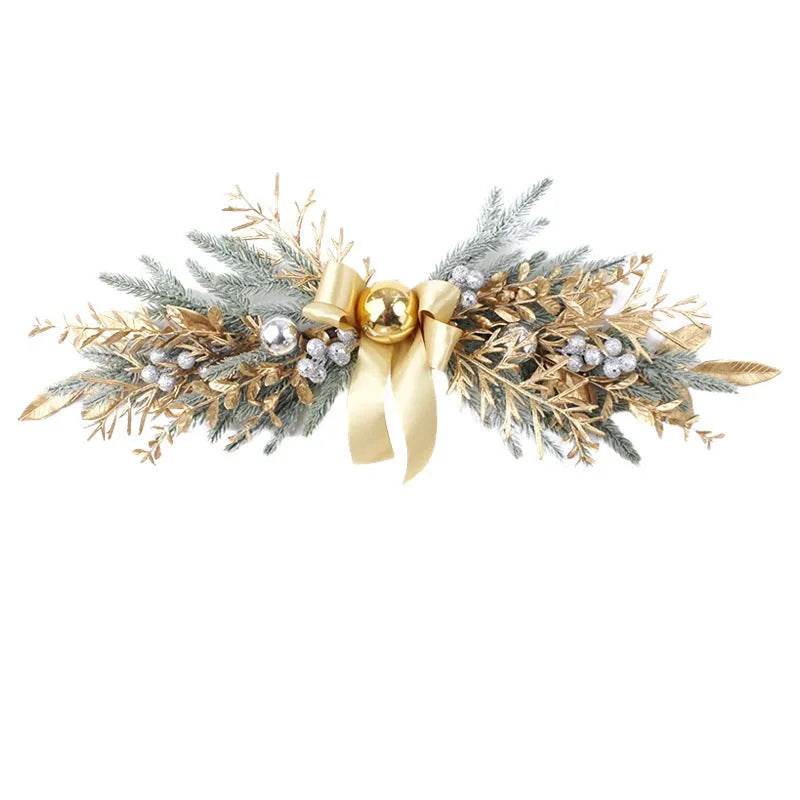 BowLift | Golden Christmas Plastic Wire Garland Rattan Decorations