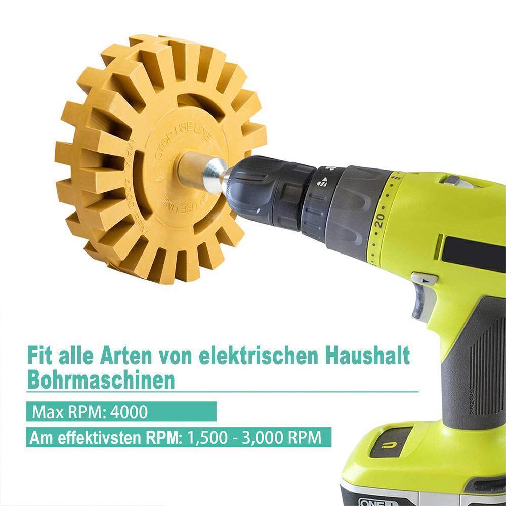 4 inch eraser wheel, decal removal tool | Bowlift