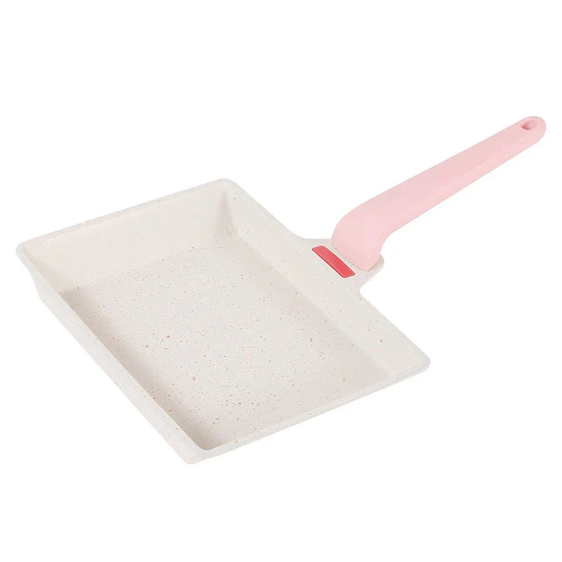 8" Aluminum Square Non Stick Frying Pan Mini Pancake Kitchen Cookware | Bowlift