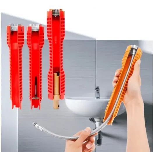 BowLift | 8-in-1 flush key – for hard-to-reach fittings