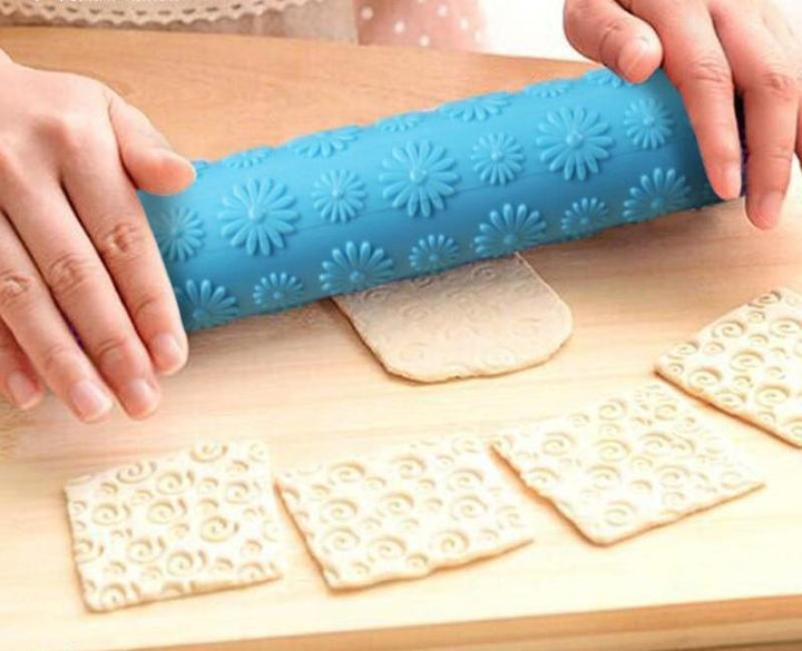 Colored 3D Pattern Rolling Pin | Bowlift