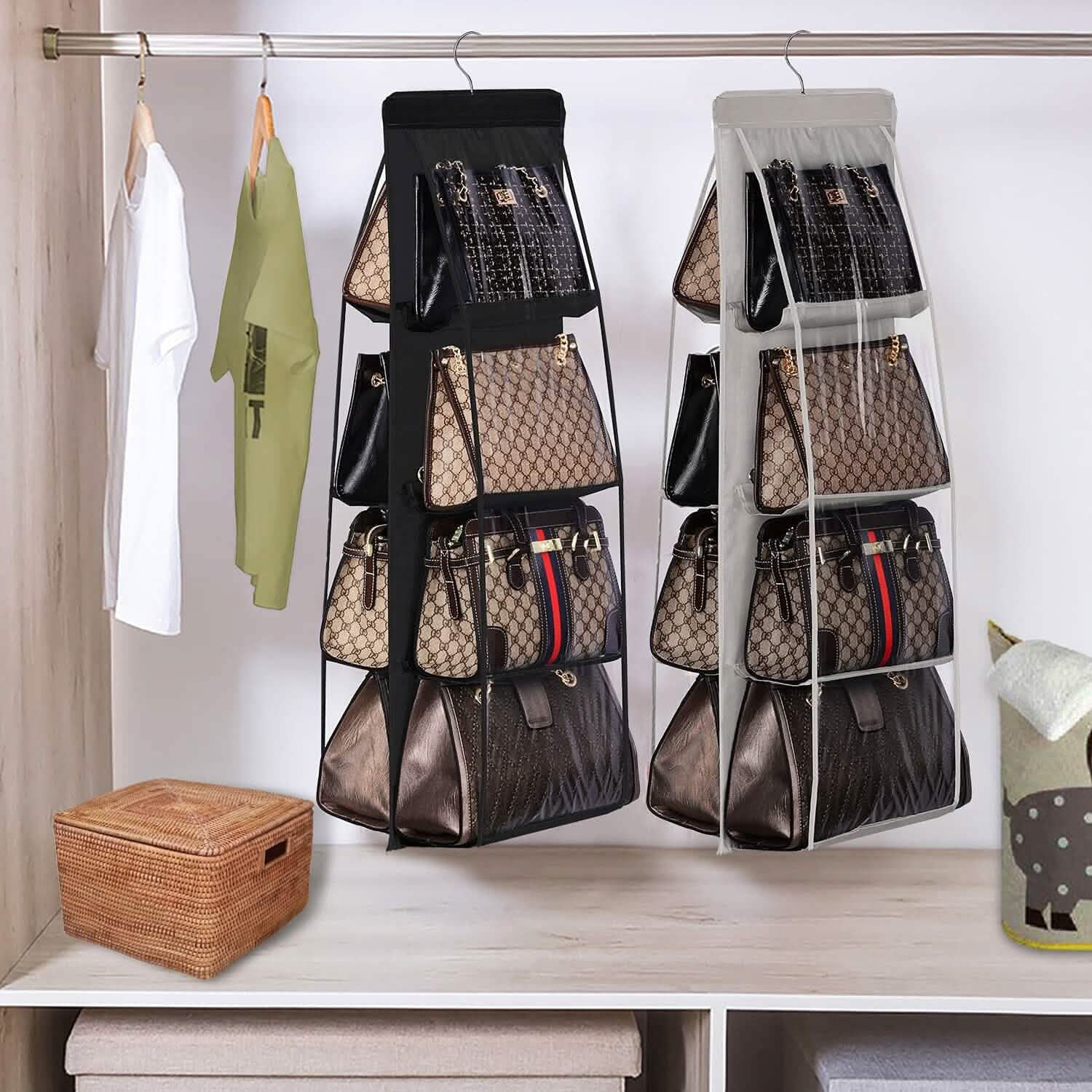 BowLift | 8-Pocket Hanging Handbag Organizer Handbag Storage Hammock
