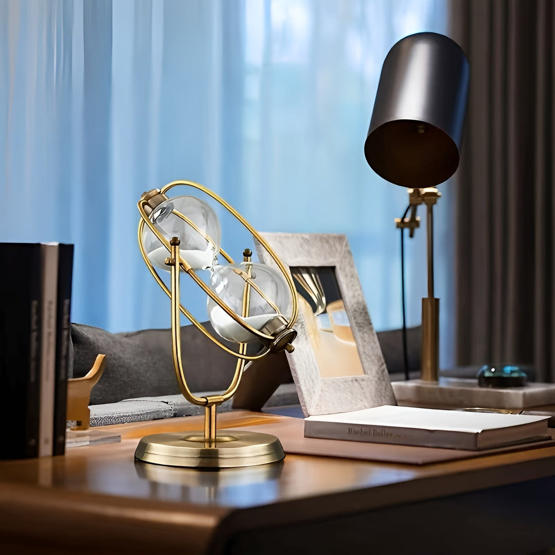 Classic hourglass to turn – Decorative and Relaxing | Stylish taBowlifte decoration with flowing sand | Bowlift
