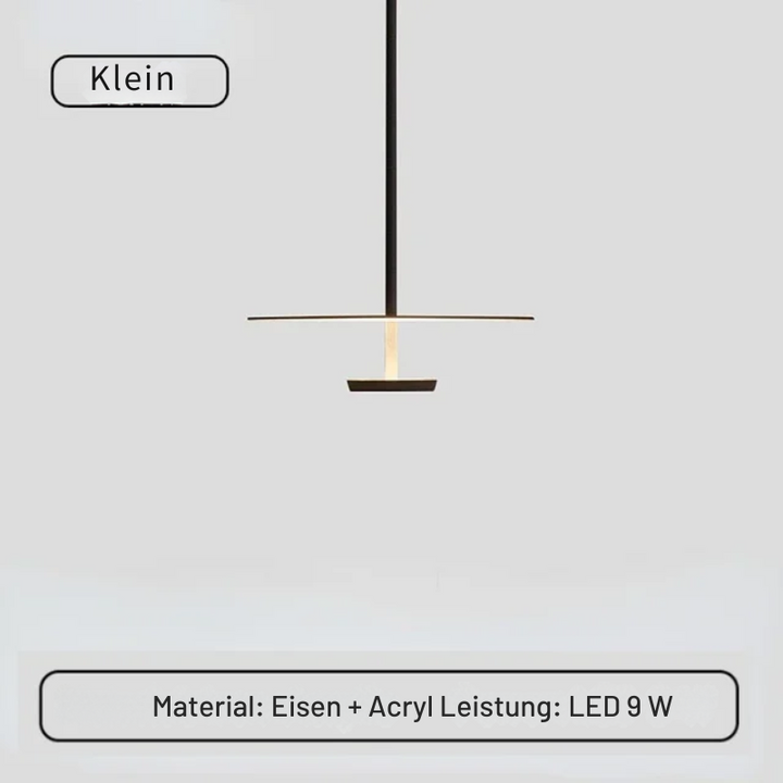Minimalistic Ring Pendant Light, Modern LED Hanging Lamp for Dining Room & Office | Bowlift