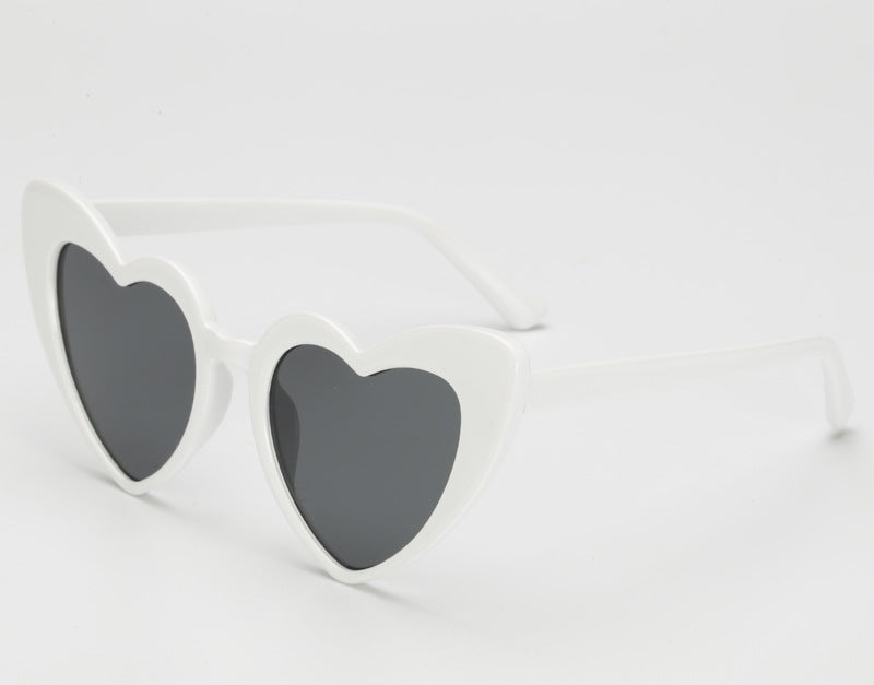 Ladies Heart-Shaped Sunglasses in Trendy Design Bowlift